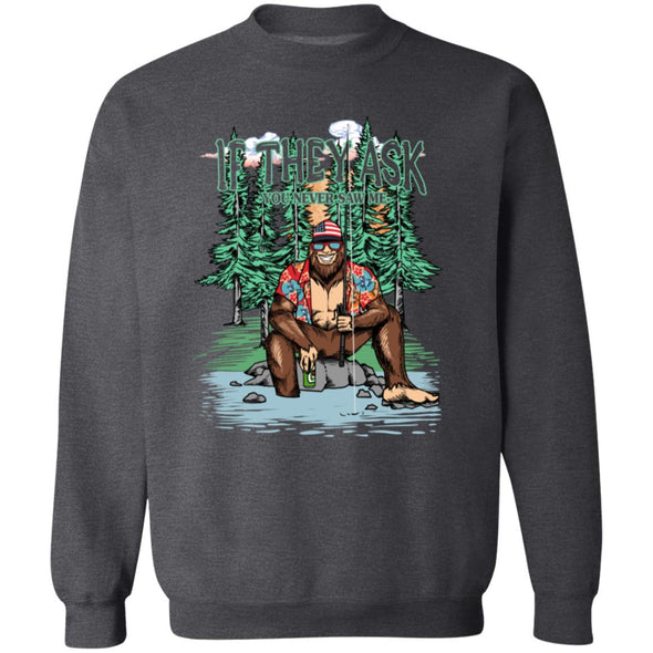 Bigfoot Fishing Crewneck Sweatshirt