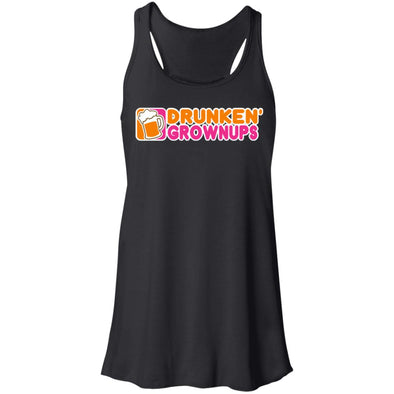 Drunken Grownups Flowy Racerback Tank