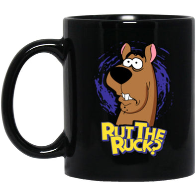 Rut The Ruck Black Mug 11oz (2-sided)