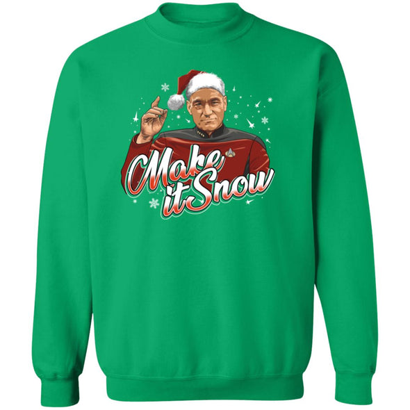 Make It Snow Picard Crewneck Sweatshirt