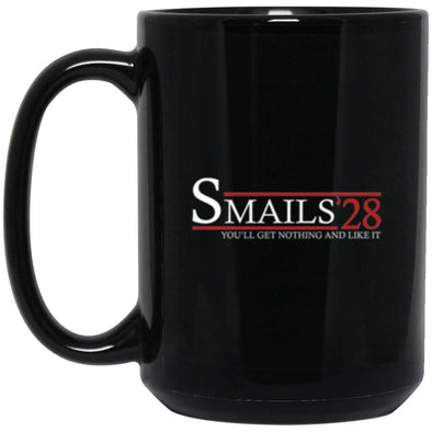 Smails 28 Black Mug 15oz (2-sided)