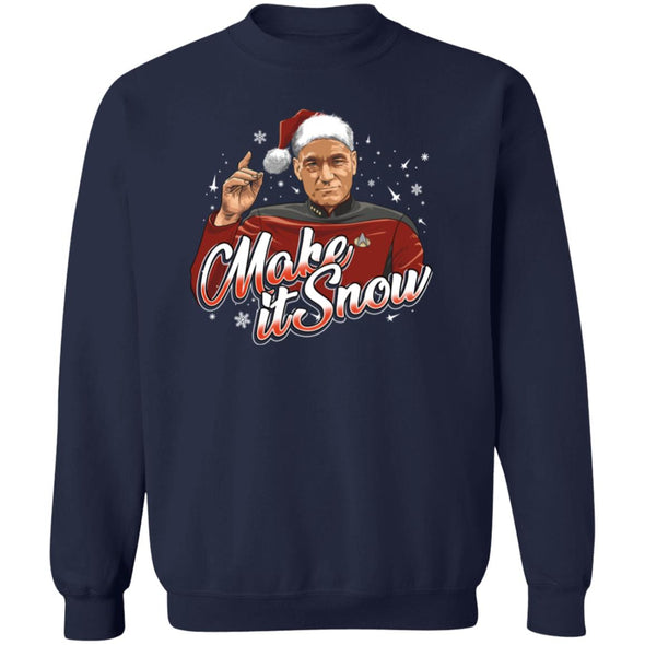 Make It Snow Picard Crewneck Sweatshirt