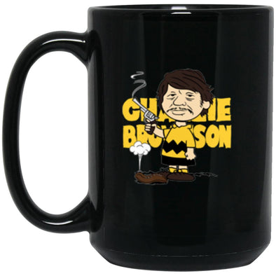 Charlie Brownson Black Mug 15oz (2-sided)