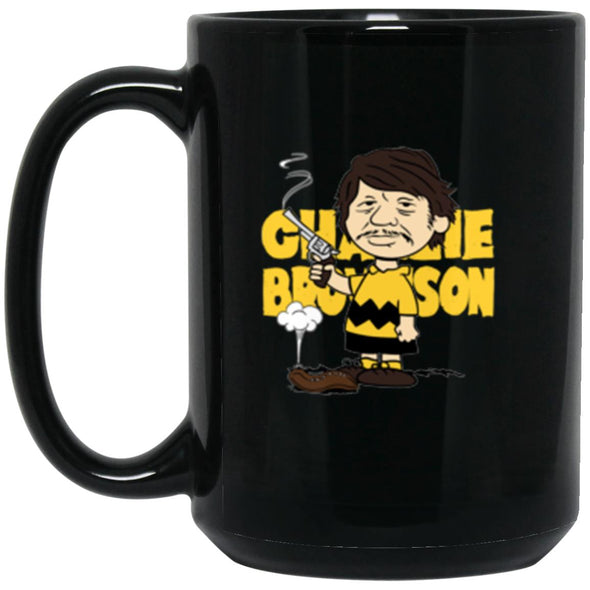 Charlie Brownson Black Mug 15oz (2-sided)