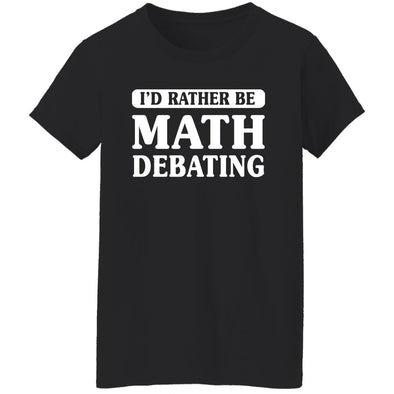 Math Debate Ladies Cotton Tee