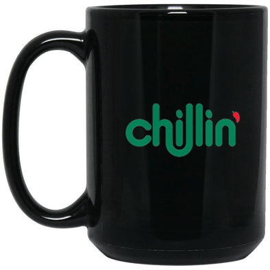 Chillin' Black Mug 15oz (2-sided)