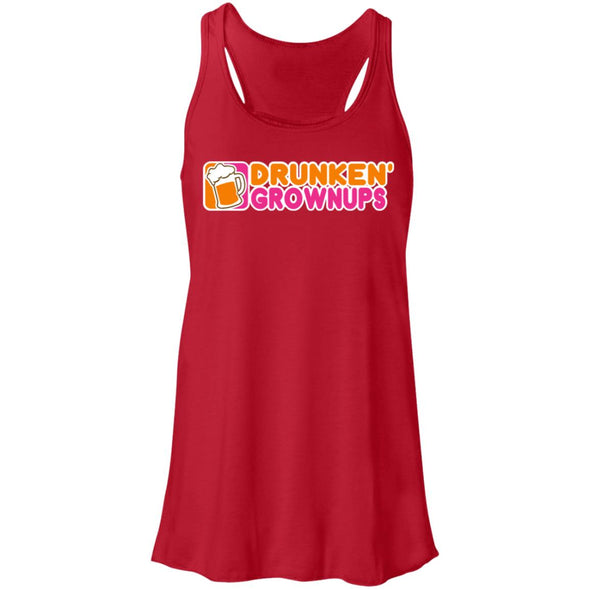 Drunken Grownups Flowy Racerback Tank