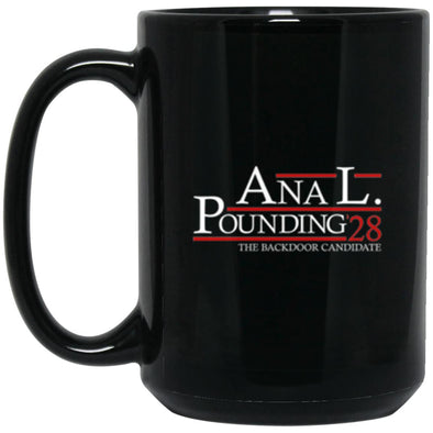 Anal Pounding 28 Black Mug 15oz (2-sided)