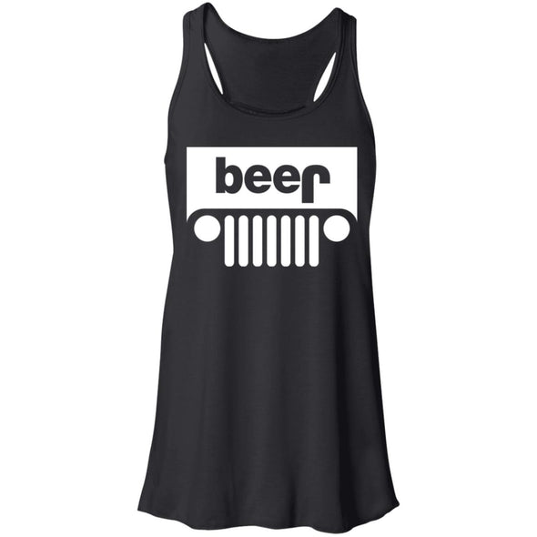 Jeep Beer Flowy Racerback Tank