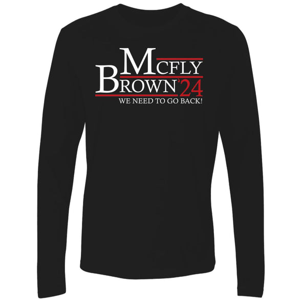 McFly Brown 24 Premium Long Sleeve