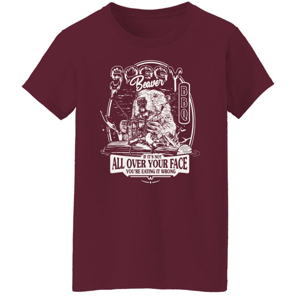 Soggy Beaver Barbecue Ladies Cotton Tee