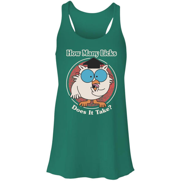 How Many Licks? Flowy Racerback Tank