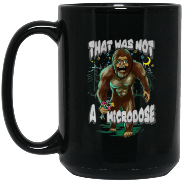 Bigfoot Microdose Black Mug 15oz (2-sided)