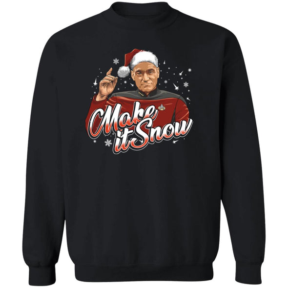 Make It Snow Picard Crewneck Sweatshirt