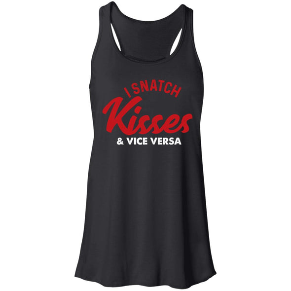 Snatch Kisses Flowy Racerback Tank