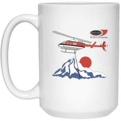 Napoleon Helicopter White Mug 15oz (2-sided)