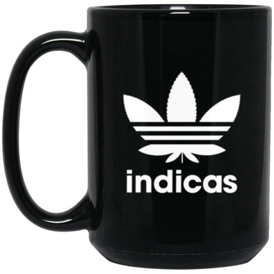 Indicas  Black Mug 15oz (2-sided)