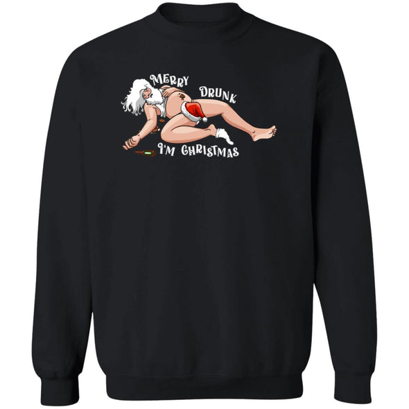 Merry Drunk Christmas Crewneck Sweatshirt