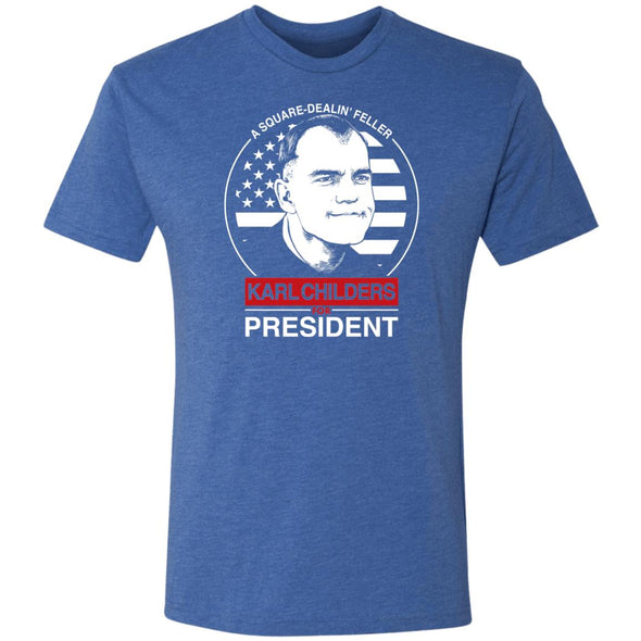 Karl Childers For President Premium Triblend Tee