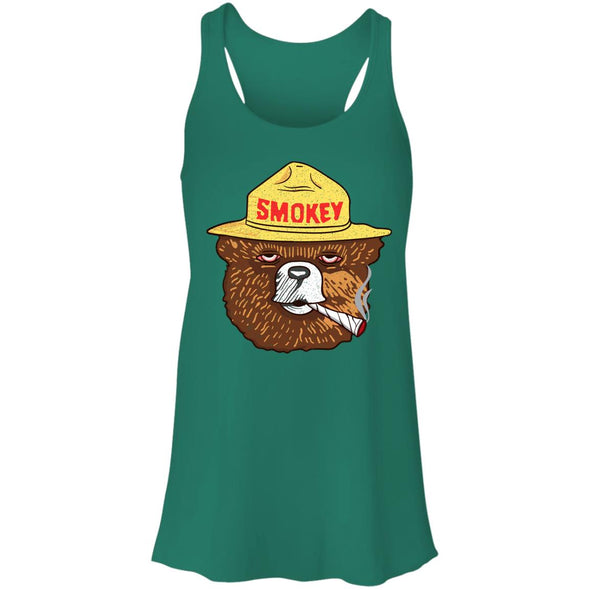 Smokey Flowy Racerback Tank