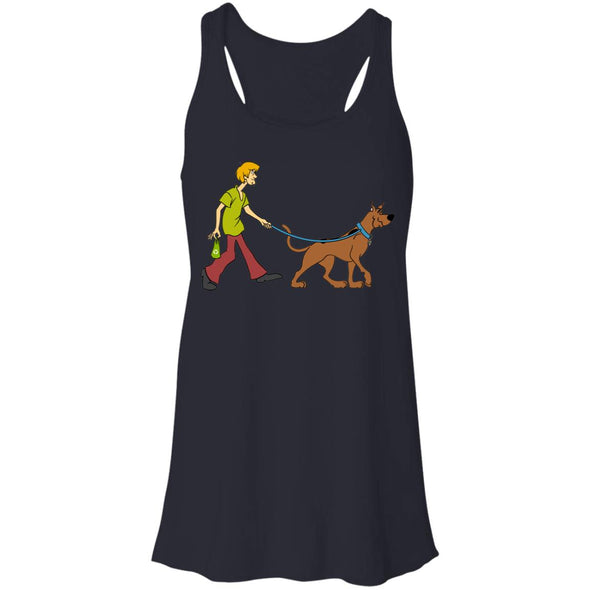 Scooby Doobie Poo Flowy Racerback Tank