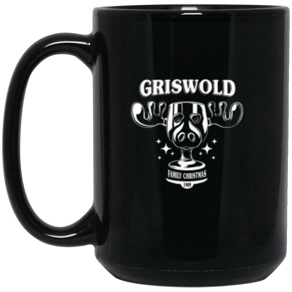 Griswold Family Christmas Black Mug 15oz (2-sided)