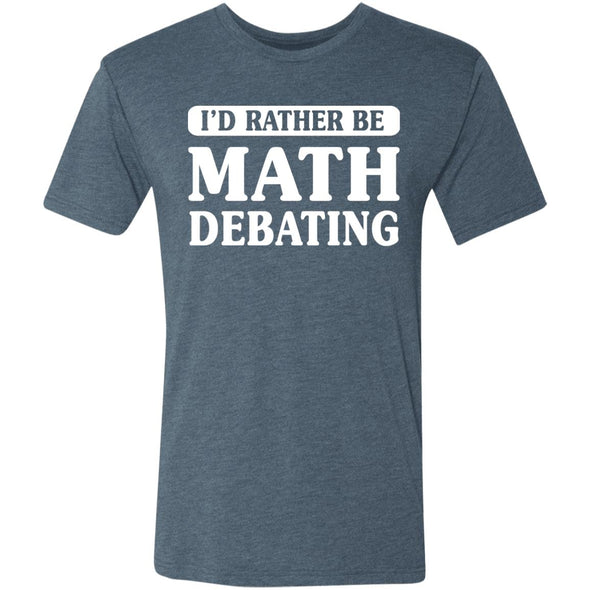 Math Debate Premium Triblend Tee