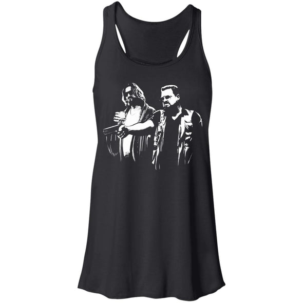 Lebowski Silhouette Flowy Racerback Tank