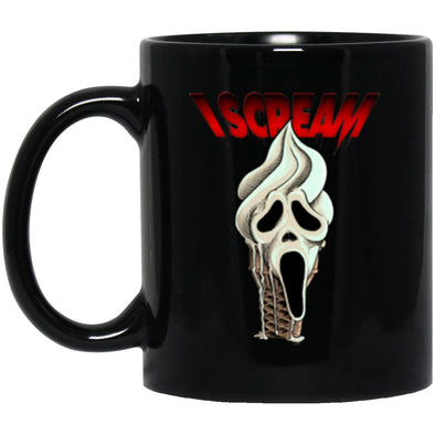 I Scream Black Mug 11oz (2-sided)