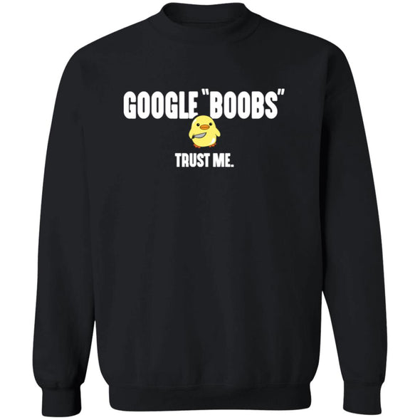 Google "Boobs" Crewneck Sweatshirt