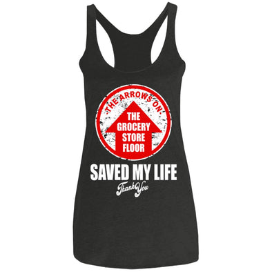 Arrows Saved My Life Ladies Racerback Tank