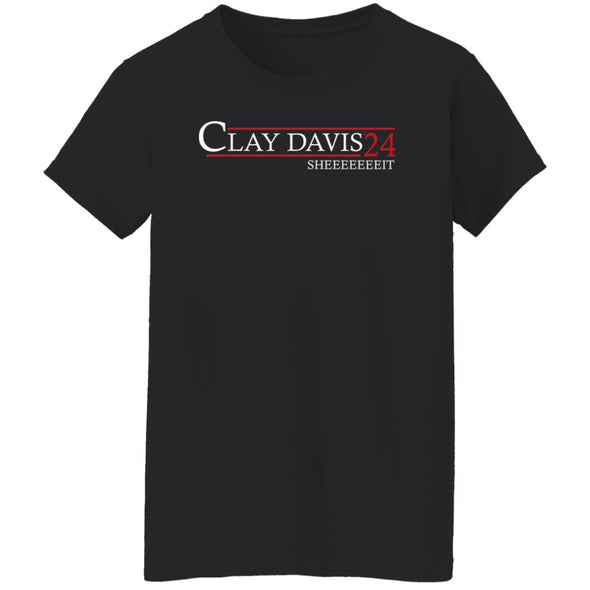 Clay Davis 24 Ladies Cotton Tee