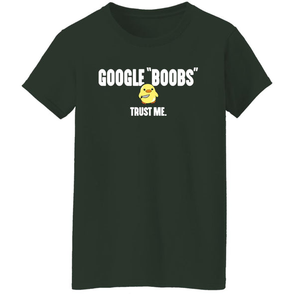 Google "Boobs" Ladies Cotton Tee