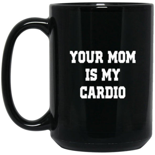 Cardio Black Mug 15oz (2-sided)