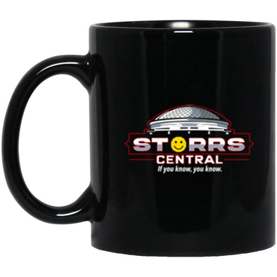 Storrs Central Black Mug 11oz (2-sided)