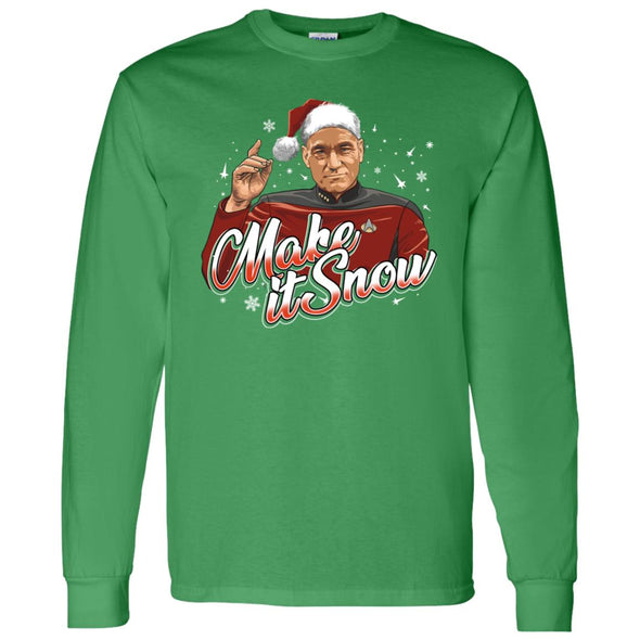 Make It Snow Picard Long Sleeve