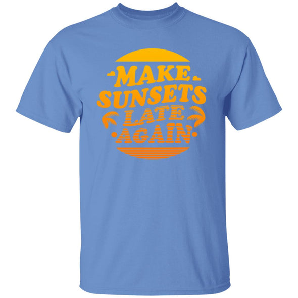 Make Sunsets Late Again Cotton Tee