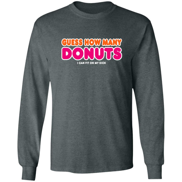 How Many Donuts? Heavy Long Sleeve