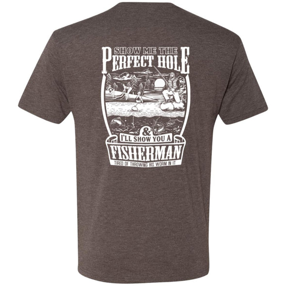 Perfect Fishing Hole Premium Triblend Tee (BACK PRINT)