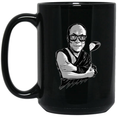 The Dalai Lama Black Mug 15oz (2-sided)