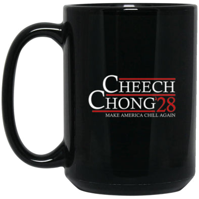 Cheech & Chong 28 Black Mug 15oz (2-sided)