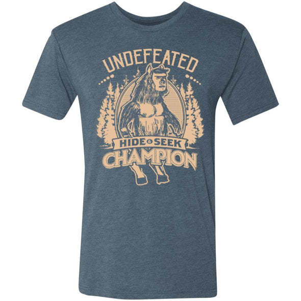 Undefeated Man Bear Pig Premium Triblend Tee