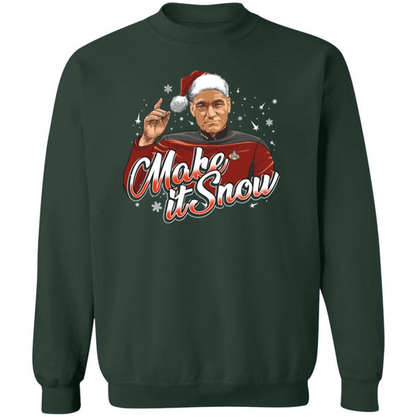 Make It Snow Picard Crewneck Sweatshirt