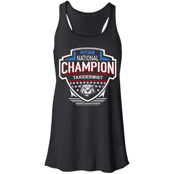 Beaver Stuffing Champ Flowy Racerback Tank