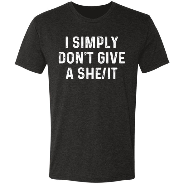 Don't Give A She/It Premium Triblend Tee