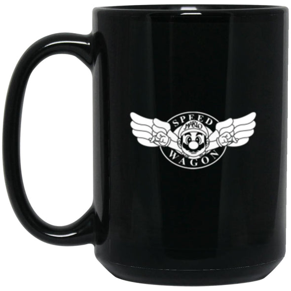 MARIO Speed Wagon Black Mug 15oz (2-sided)