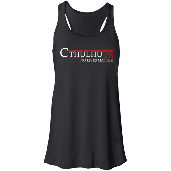 Cthulhu 28  Flowy Racerback Tank