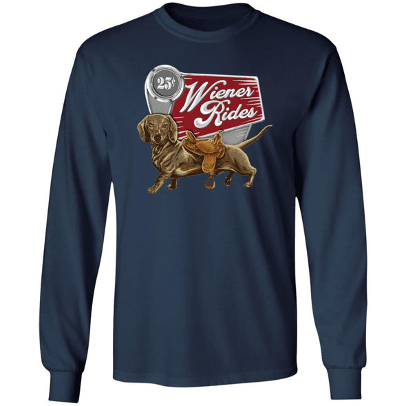 Wiener Rides Heavy Long Sleeve