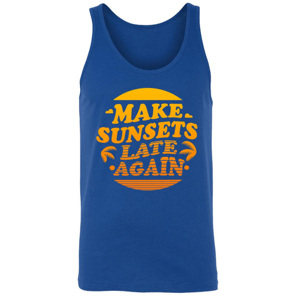 Make Sunsets Late Again Tank Top