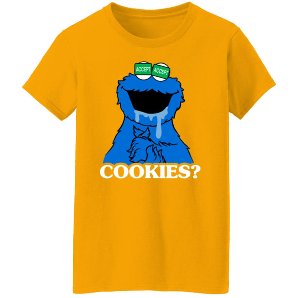 Accept Cookies Ladies Cotton Tee